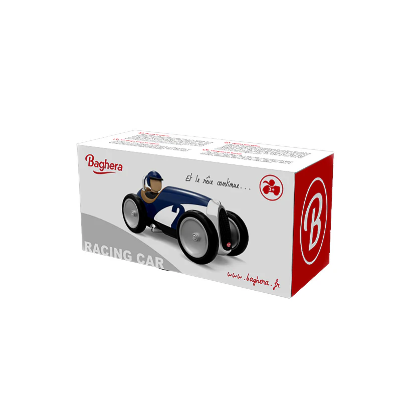 Petite voiture jouet : Racing Car Bleue – Image 4