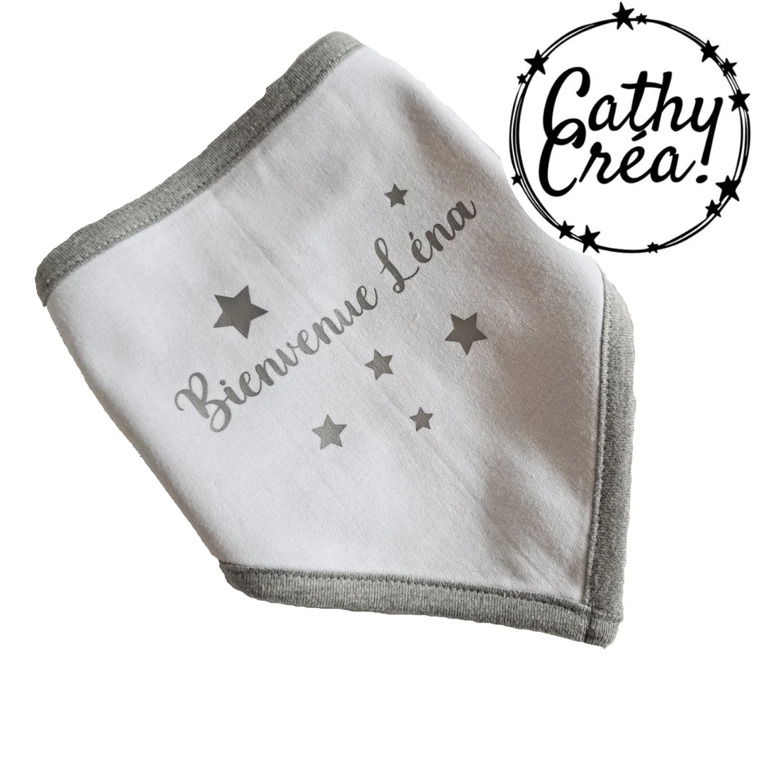 Bandana bébé - Bienvenue ✨ – Image 3