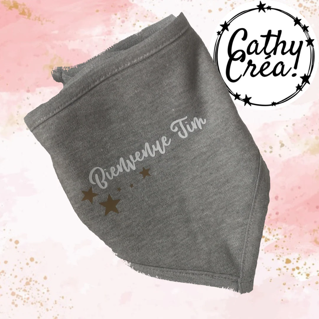 Bandana bébé - Bienvenue ✨ – Image 2