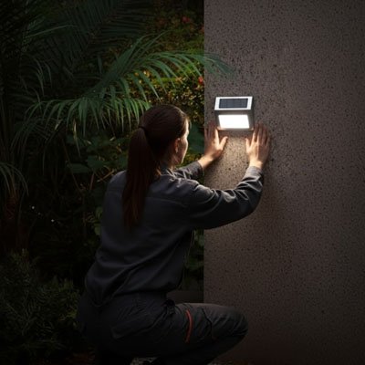 Éclairage Solaire Détecteur 4 LED | IP65 1200L – Image 3