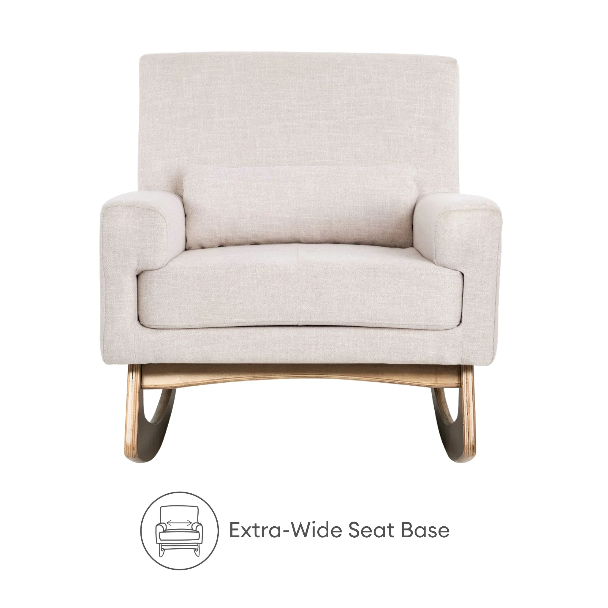 Serena Rocking & Nursing Chair and Footstool Set – Image 3
