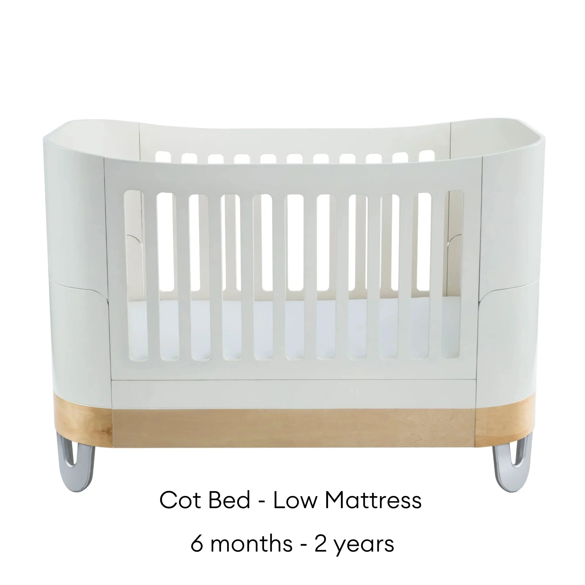Serena Convertible Cot Bed - Silver – Image 4