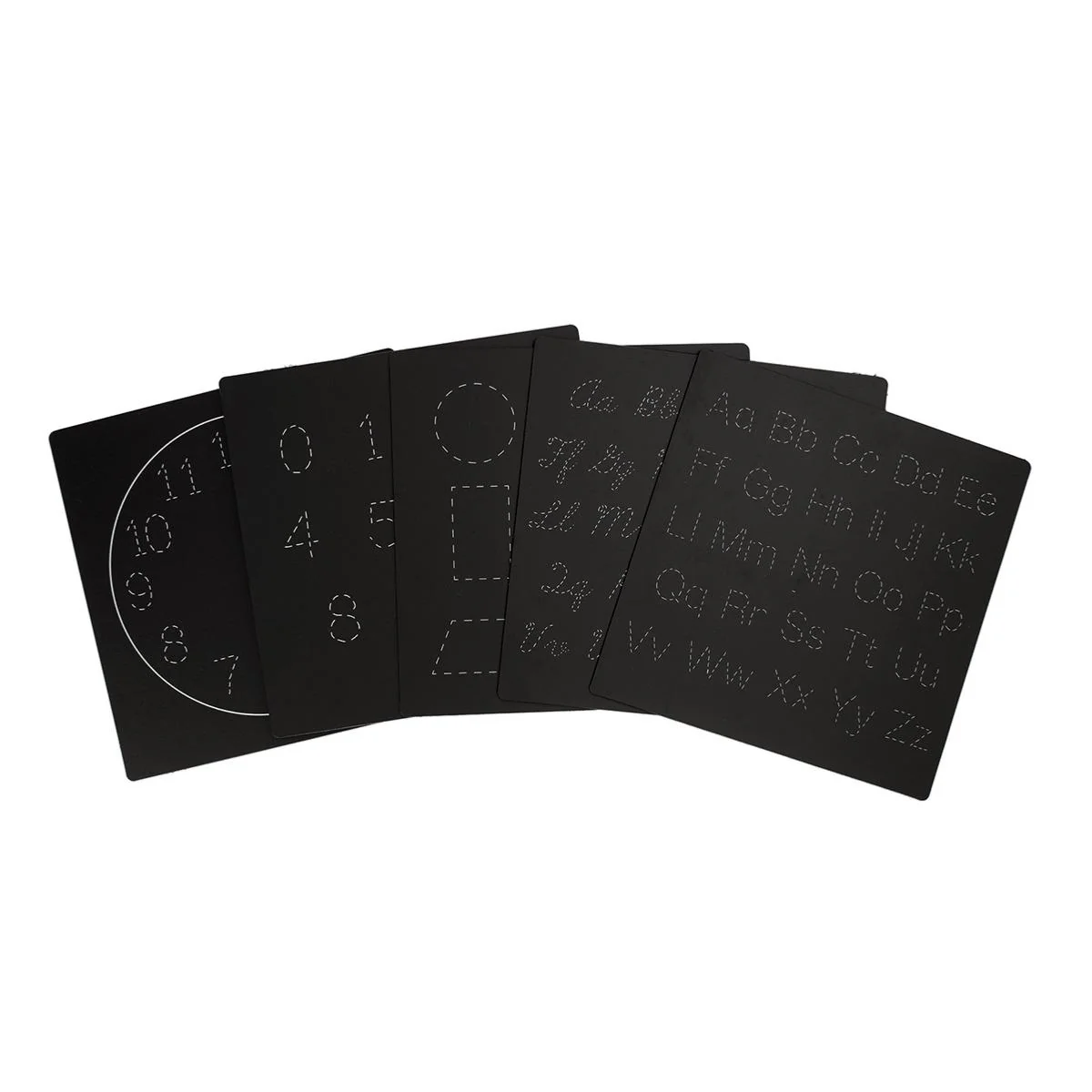 Set de 5 ardoises d'activités + craies – Image 2