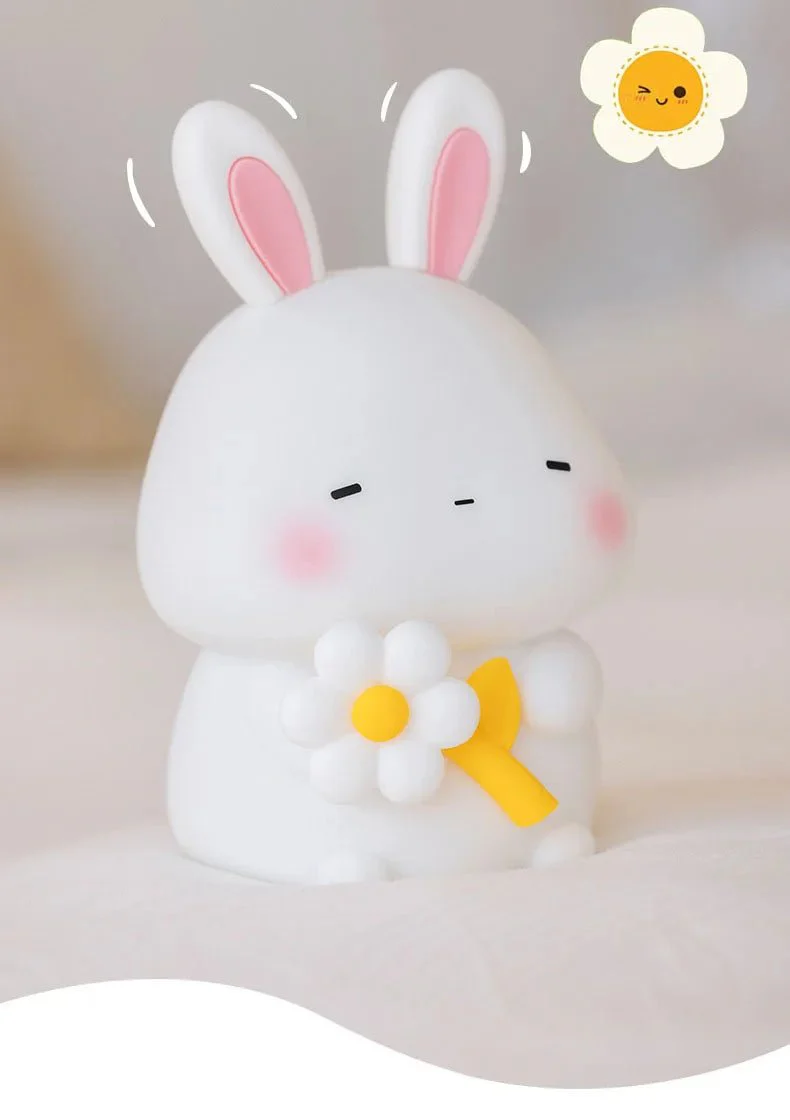 Veilleuse Enfant Lapin en Silicone – Image 2