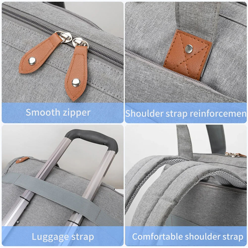 Sac Maternite Sac à Dos Tressé Parents – Image 6
