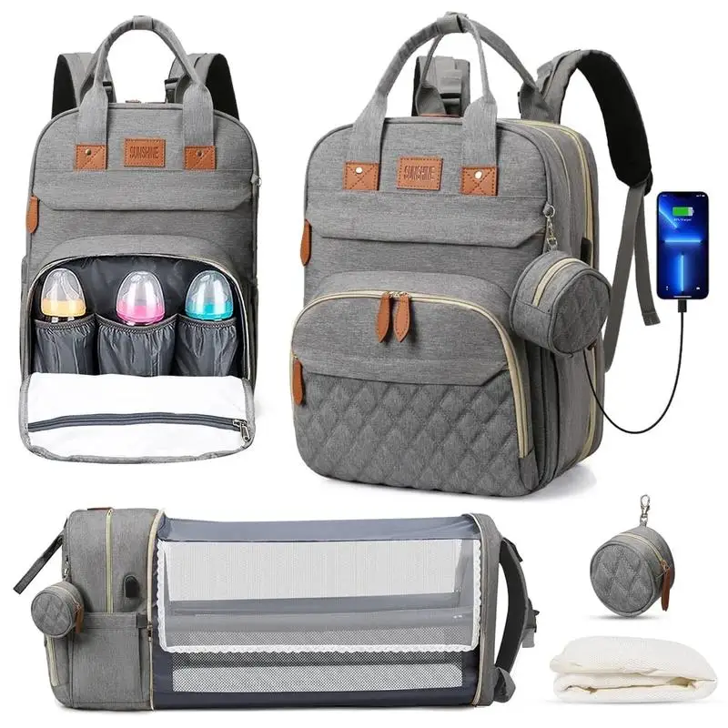 Sac Maternite Transformable Lit Voyage Bébé – Image 2