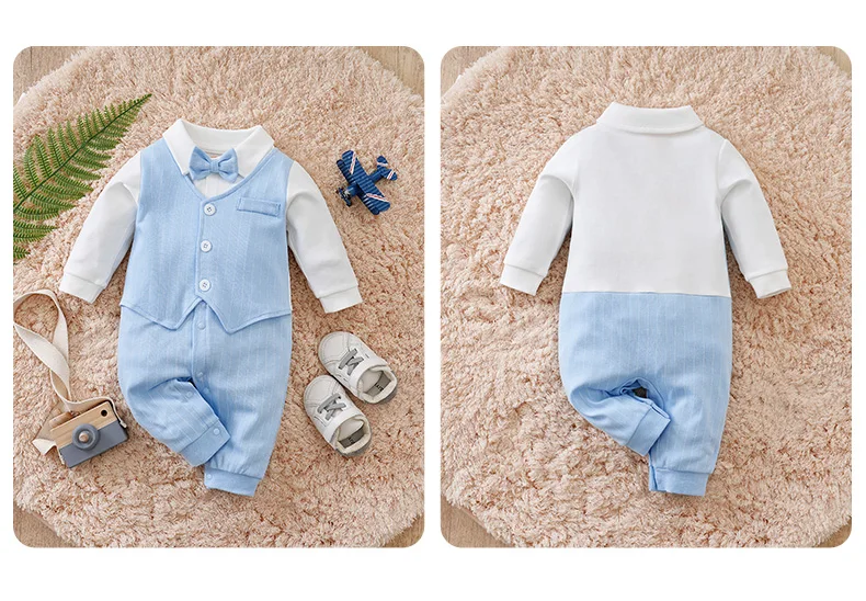 Combinaison Bébé Garçon Style Gentleman – Coton 100% ™ – Image 8