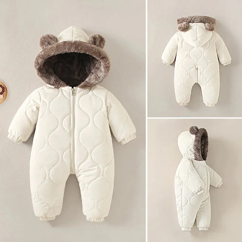 Combinaison Hiver Bébé 0-2 Ans – Doublée Fourrure Ultra Douce – Image 7