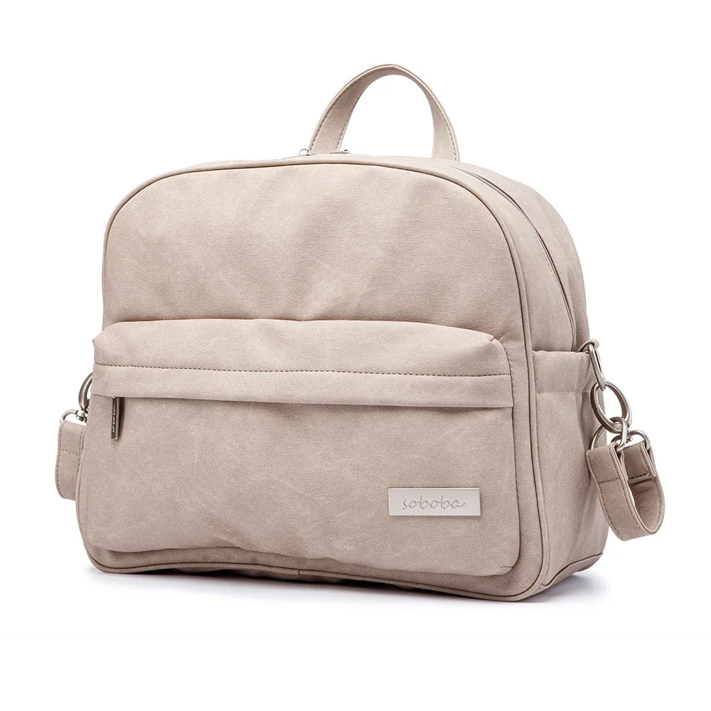 Sac Maternite Sac à Dos Cuir PU Pratique – Image 2