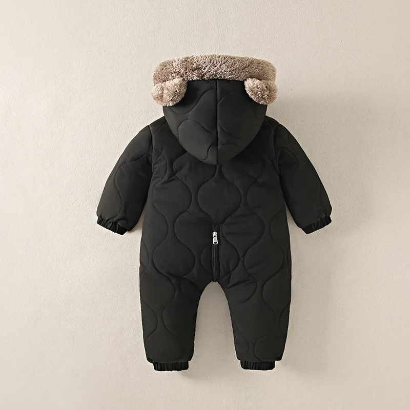 Combinaison Hiver Bébé 0-2 Ans – Doublée Fourrure Ultra Douce – Image 5