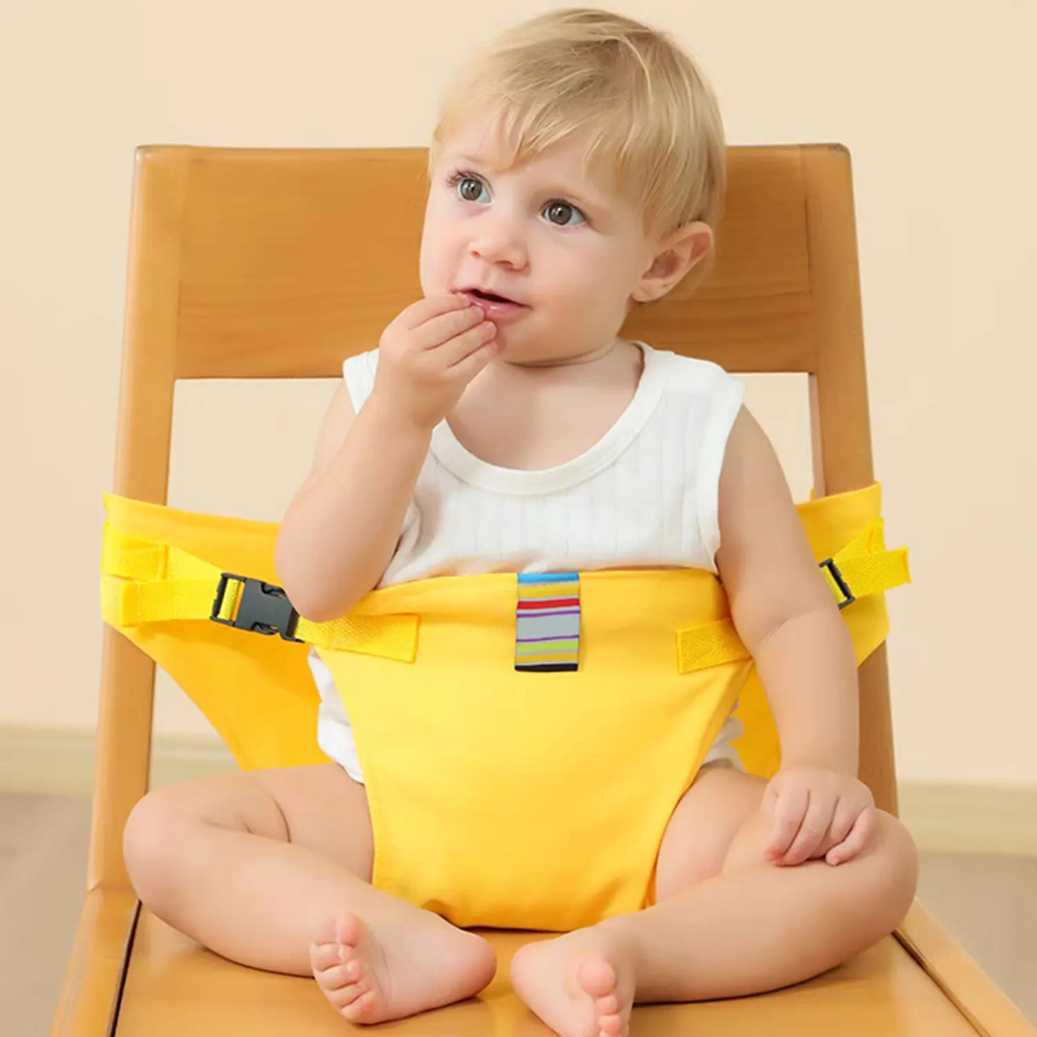 Harnais Chaise Haute - BabySecure™ - Jaune – Image 2