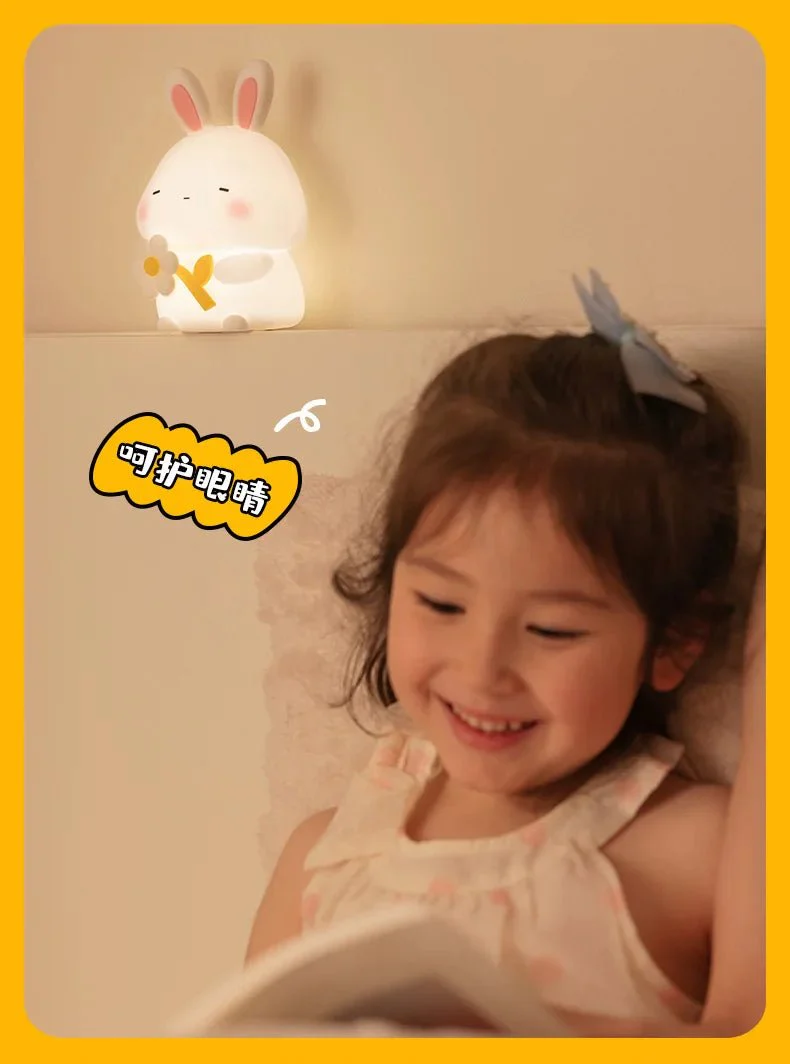Veilleuse Enfant Lapin en Silicone – Image 4
