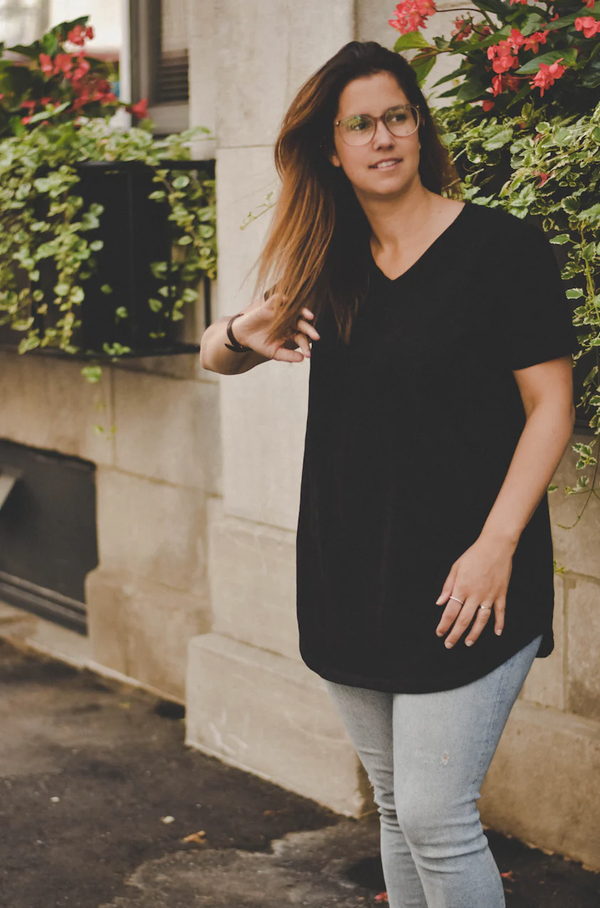 T-shirt 3 en 1 noir - Koallac