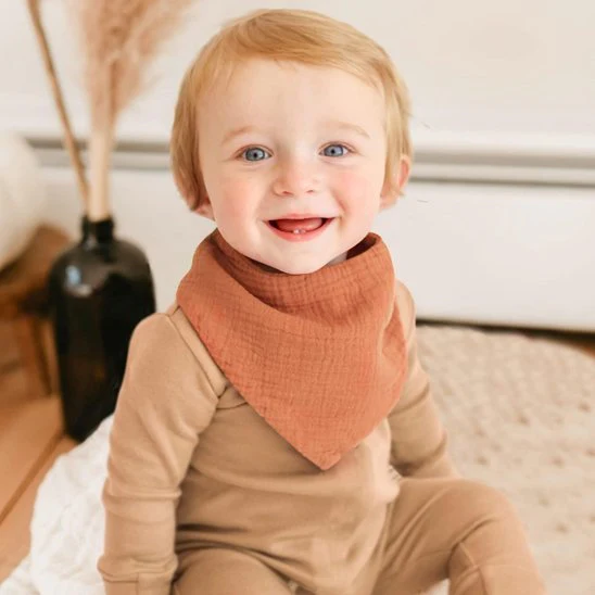 Bavoir bandana | Mousseline – Image 2