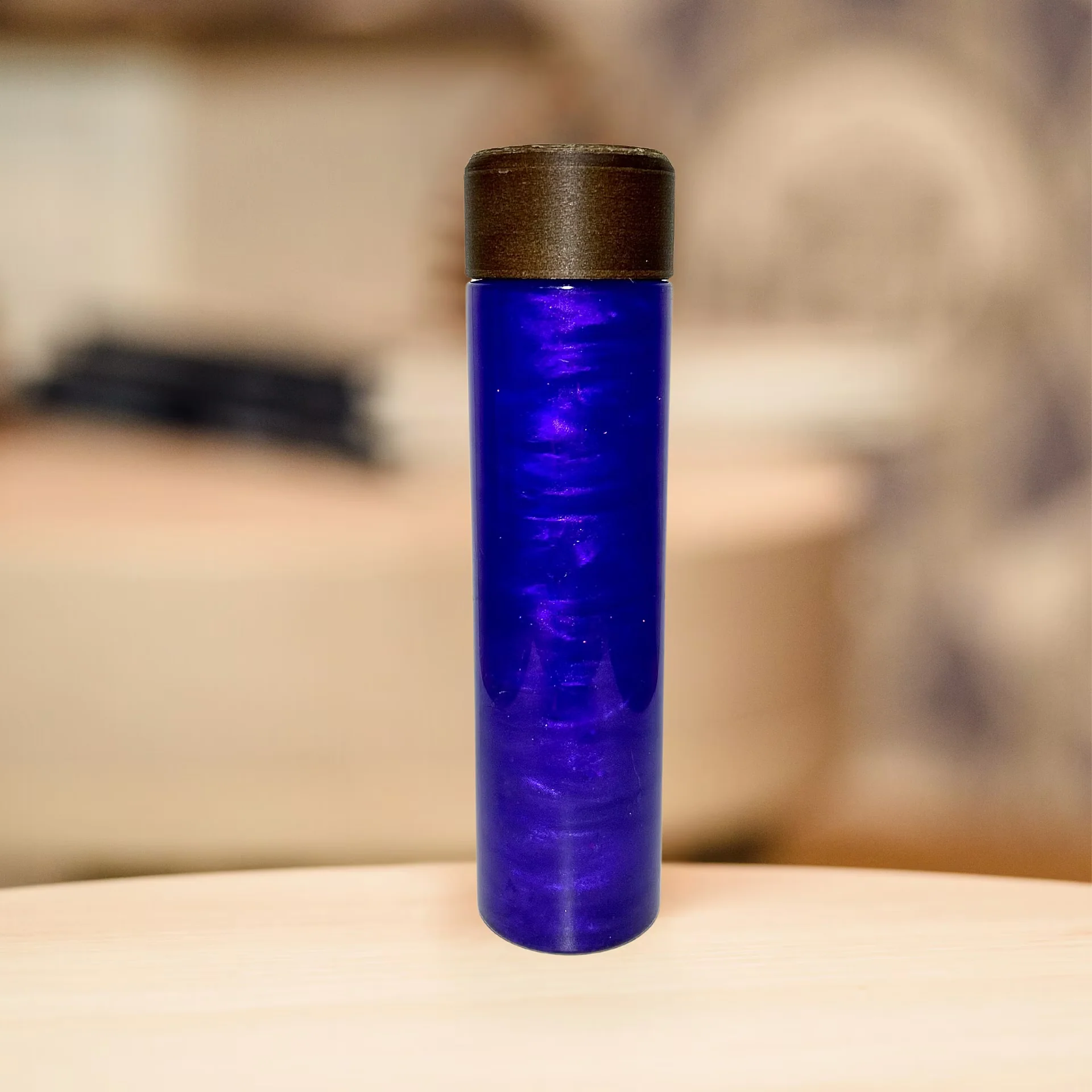 Bouteille sensorielle - Galaxie - Bleu nuit – Image 2