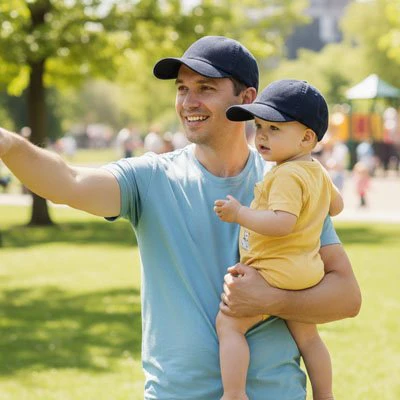Casquette pour bébé | Protection Solaire Ajustable – Image 3