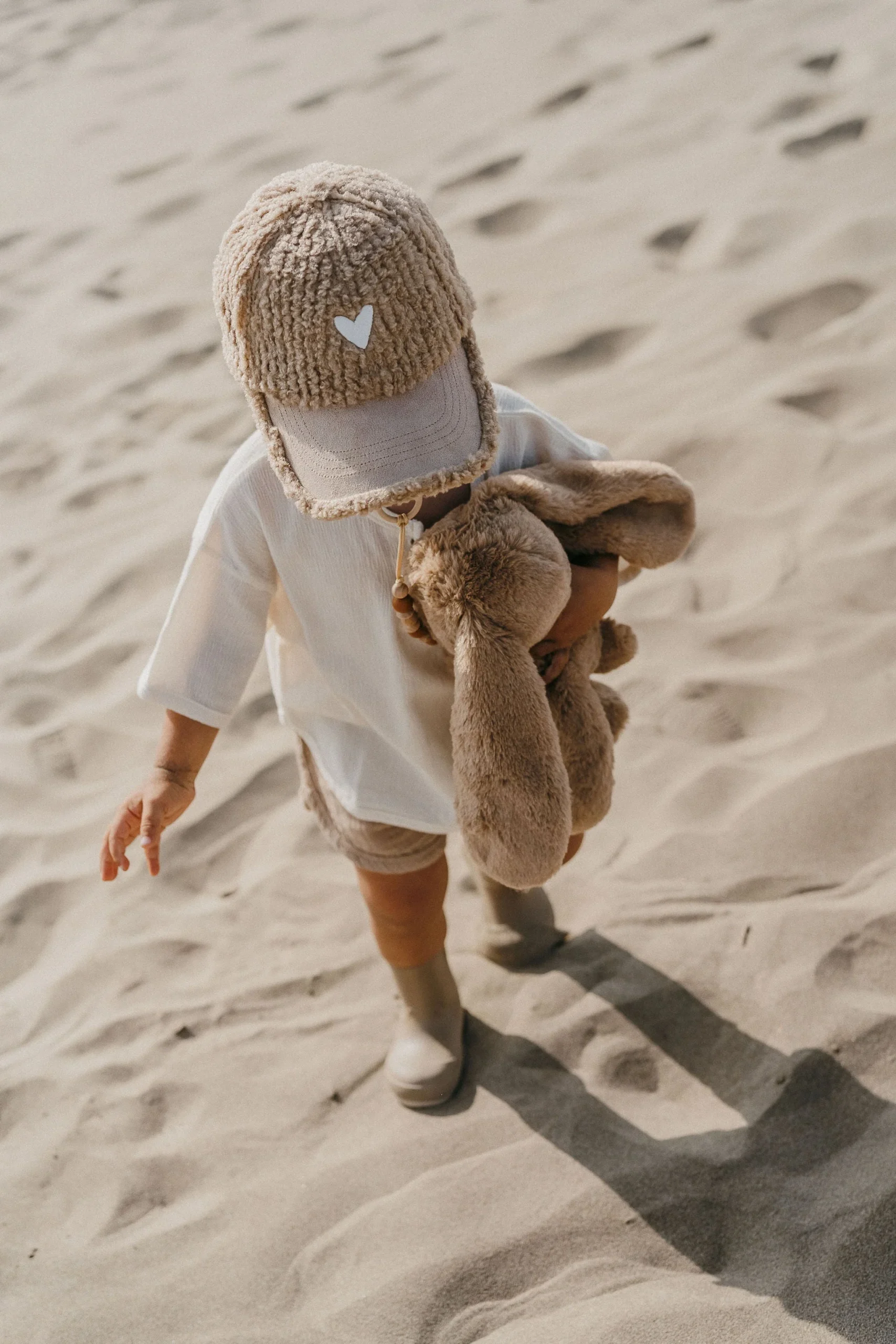 Casquette enfant Love - Beige – Image 4
