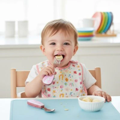 Couvert bébé | Ergonomique inoxydable – Image 4