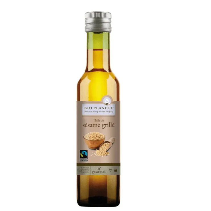 Huile de sésame grillée équitable - 25cl