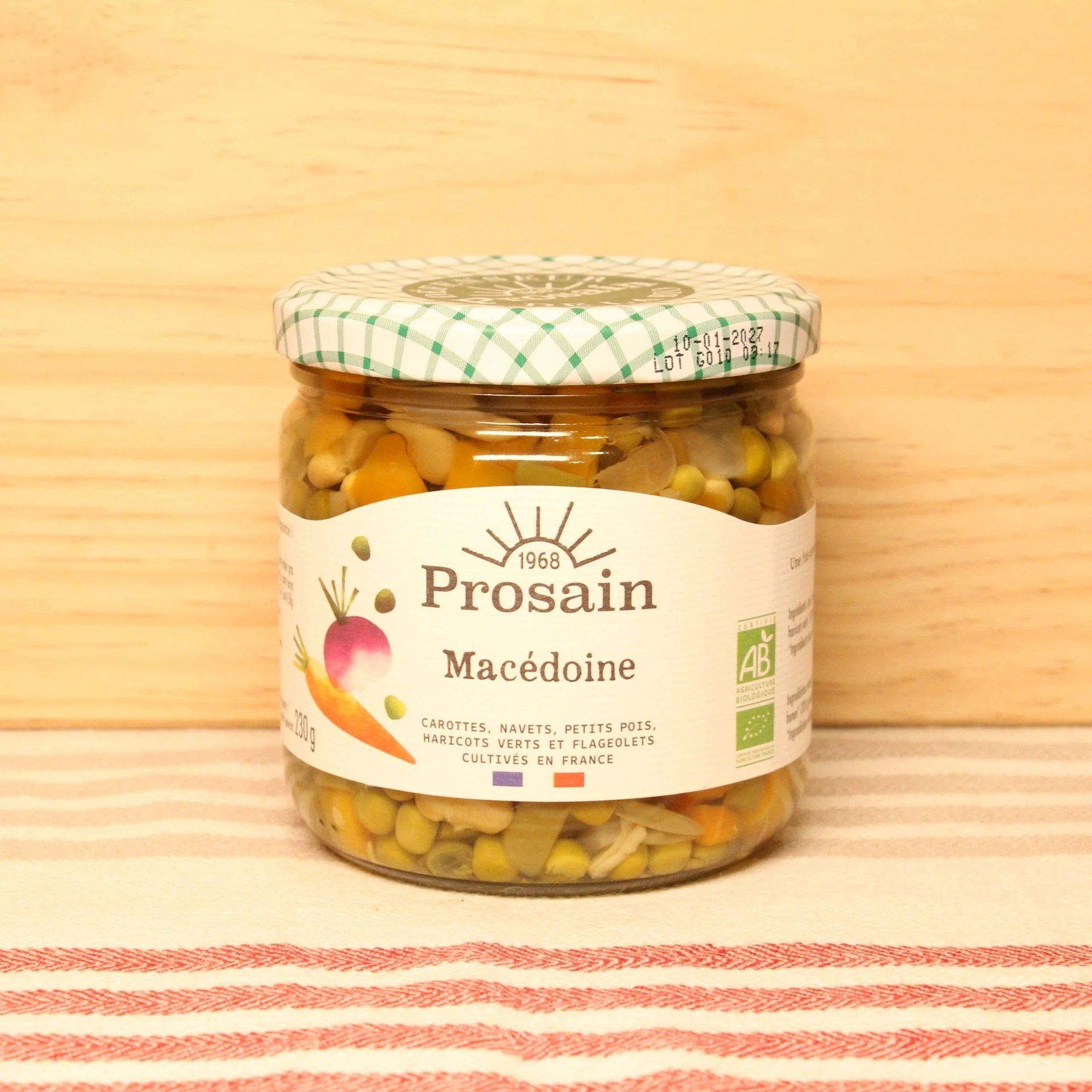 Macédoine BIO - 230g net égoutté