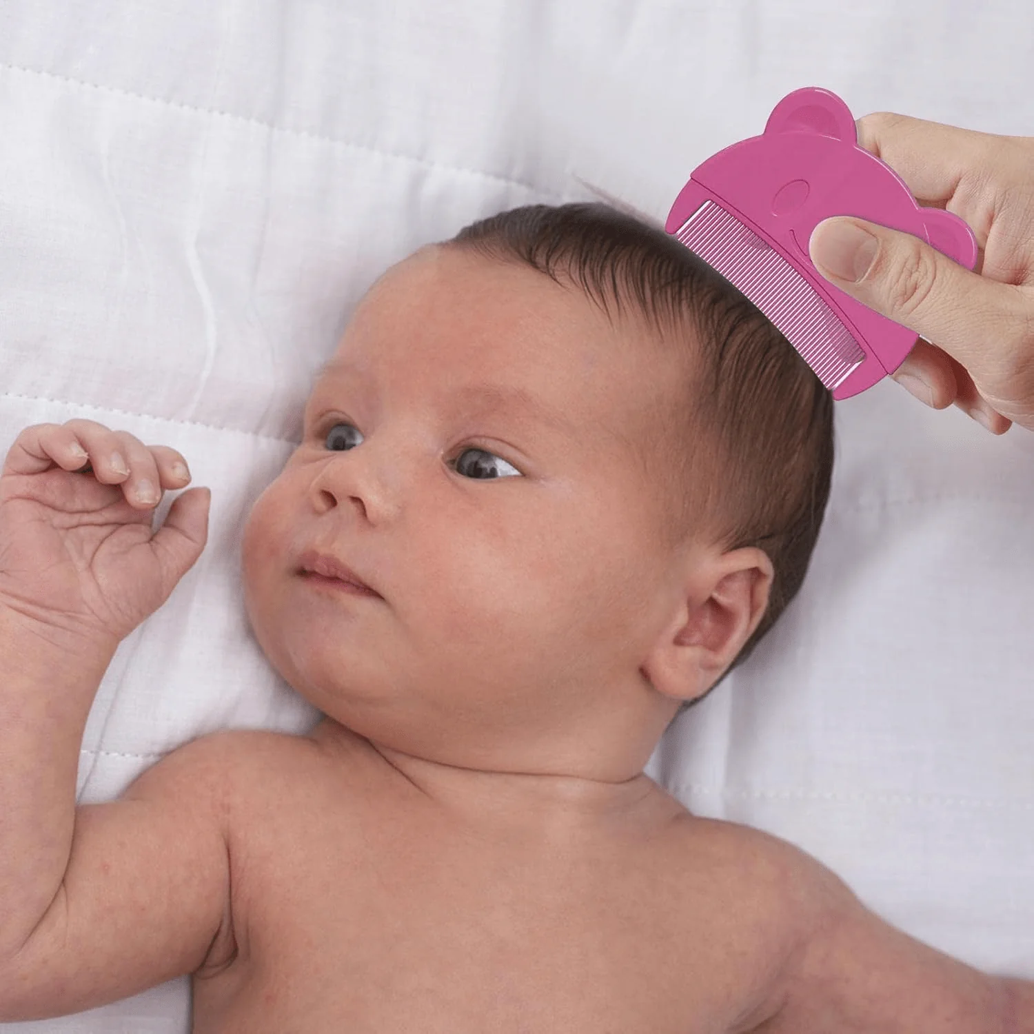 Peigne à cheveux - BabySoftComb™ - Rose – Image 2
