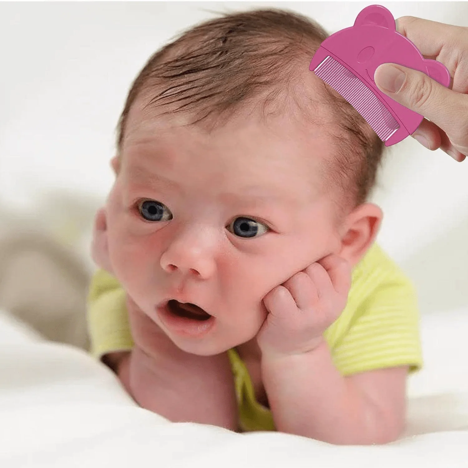 Peigne à cheveux - BabySoftComb™ - Rose – Image 3