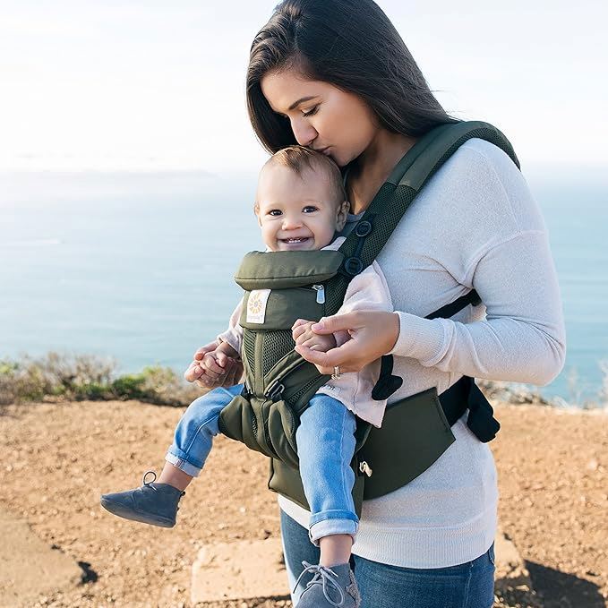 Porte Bébé - BreathBabyBag™ - Vert Olive – Image 4