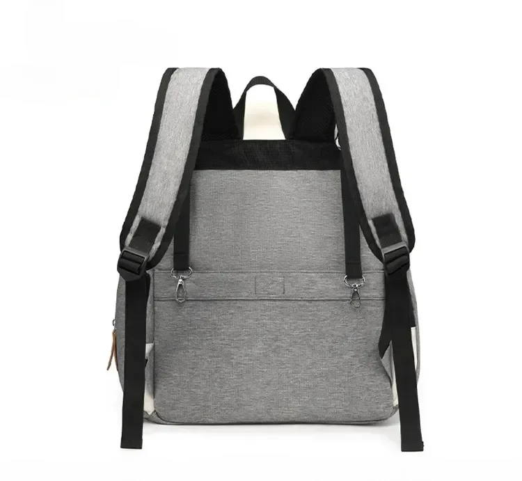 sac à dos à langer gris pour maman – Image 3