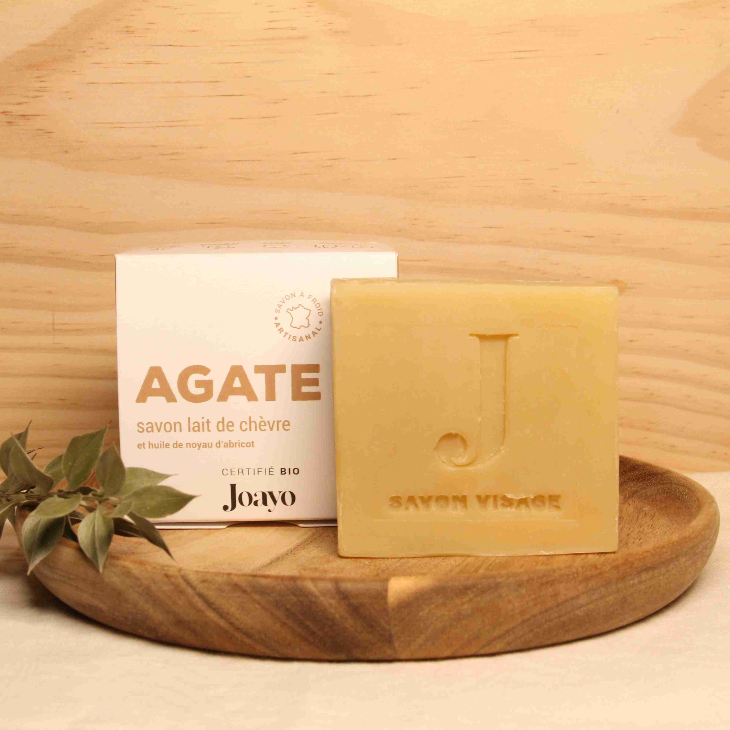Savon Agate visage au lait de chèvre BIO - 100g – Image 2