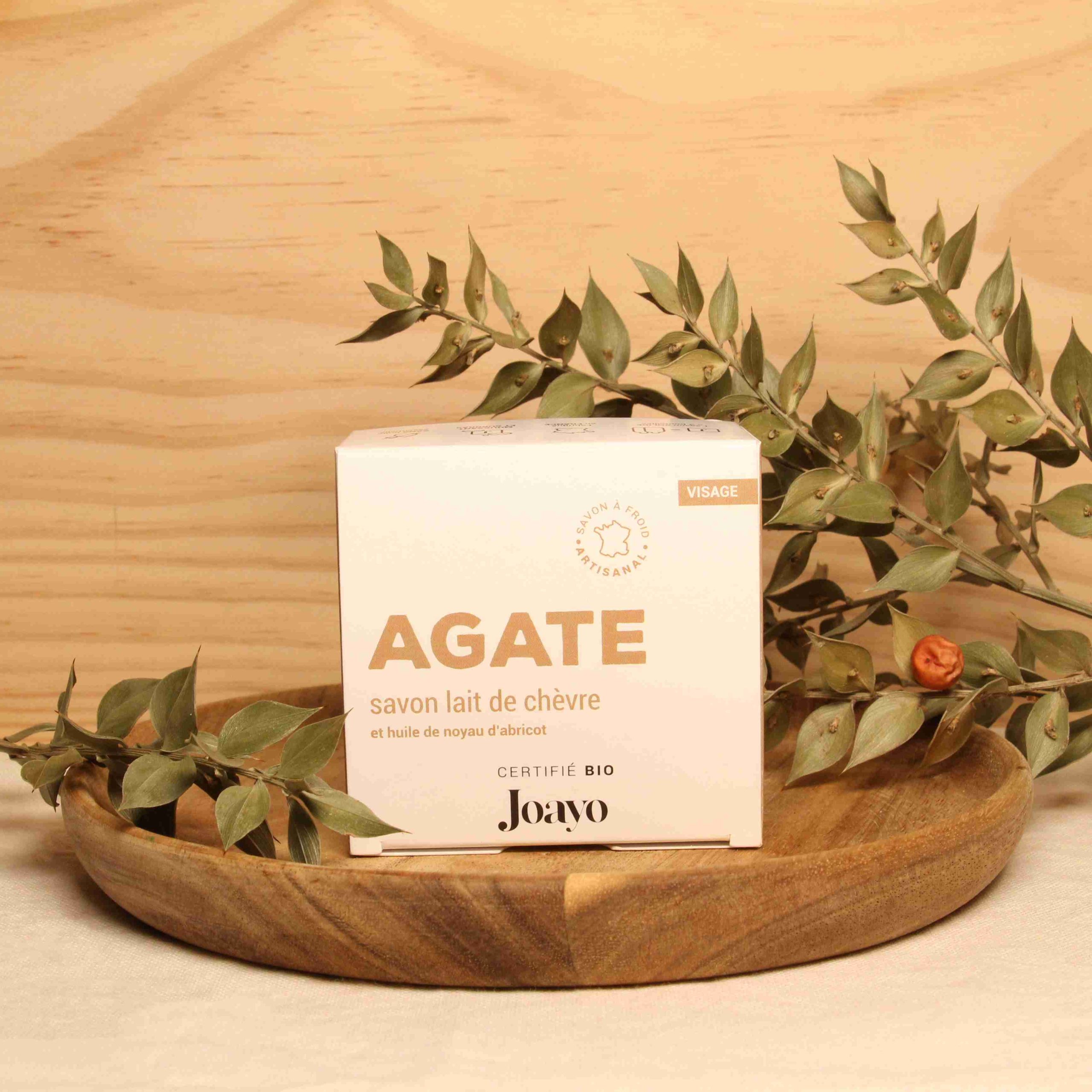Savon Agate visage au lait de chèvre BIO - 100g – Image 3