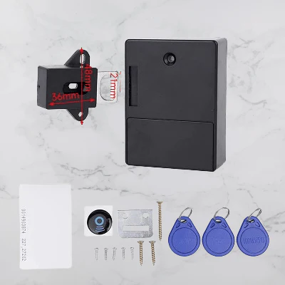 Serrure Électronique RFID | Sans Clé Badge Tiroir – Image 2