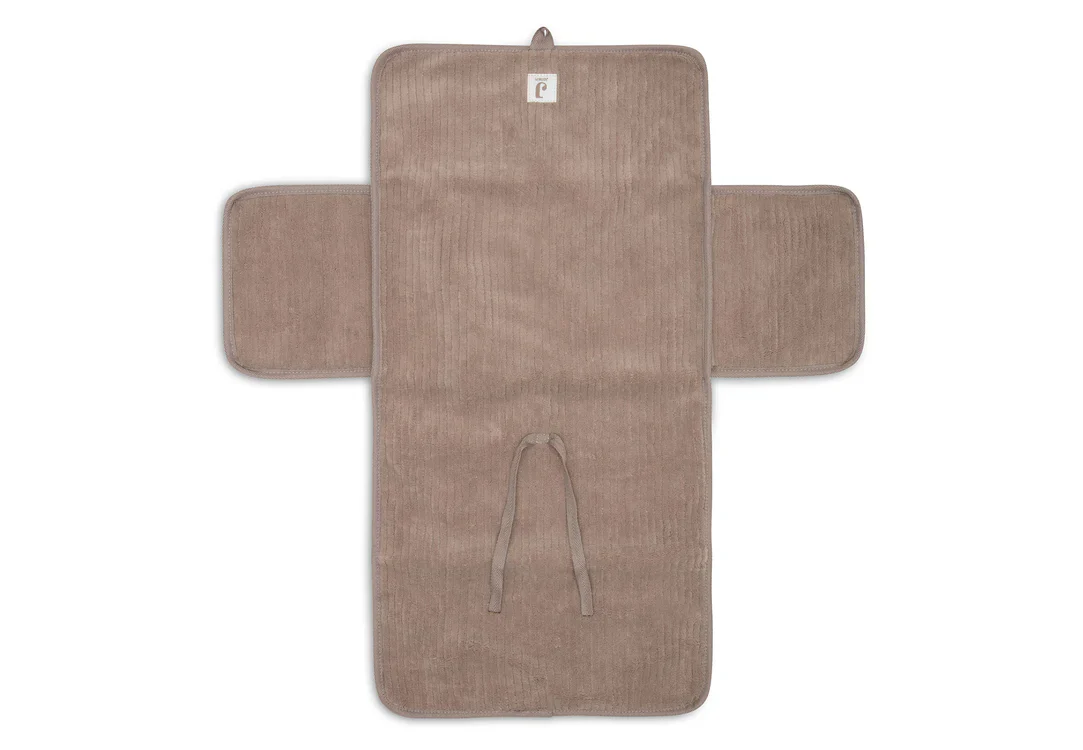 Tapis à langer - Velours côtelé - Milky Coffee – Image 5