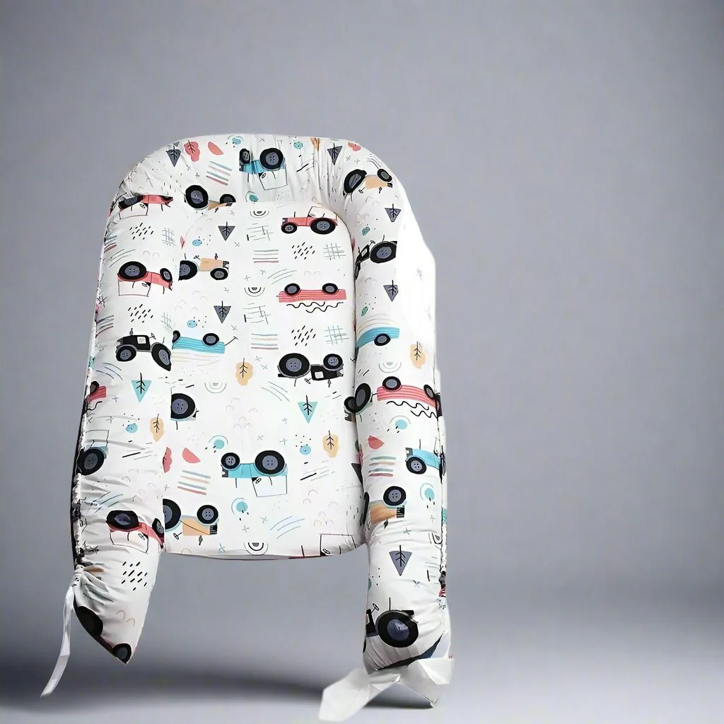 Berceau Bébé - NidPortableBébé™ - Voiture Bleue – Image 4